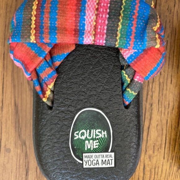 SANUK Yoga Sling 2 Print Sandals Brand New Size 9 - Picture 5 of 10